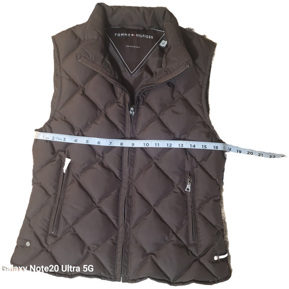 Tommy Hilfiger Quilted Down Puffer Vest Women's SZ S/P - Picture 2 of 8